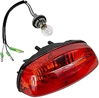 Vista 1 de Caltric Luz trasera de freno trasero compatible con Suzuki LT-F250 LTF250 Ozark 250 2X4 2002 2003 2004