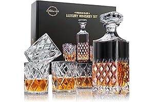 LIGHTEN LIFE: The Epitome of Whiskey Decanter Sets, Enchanting Elegance in Italian Style