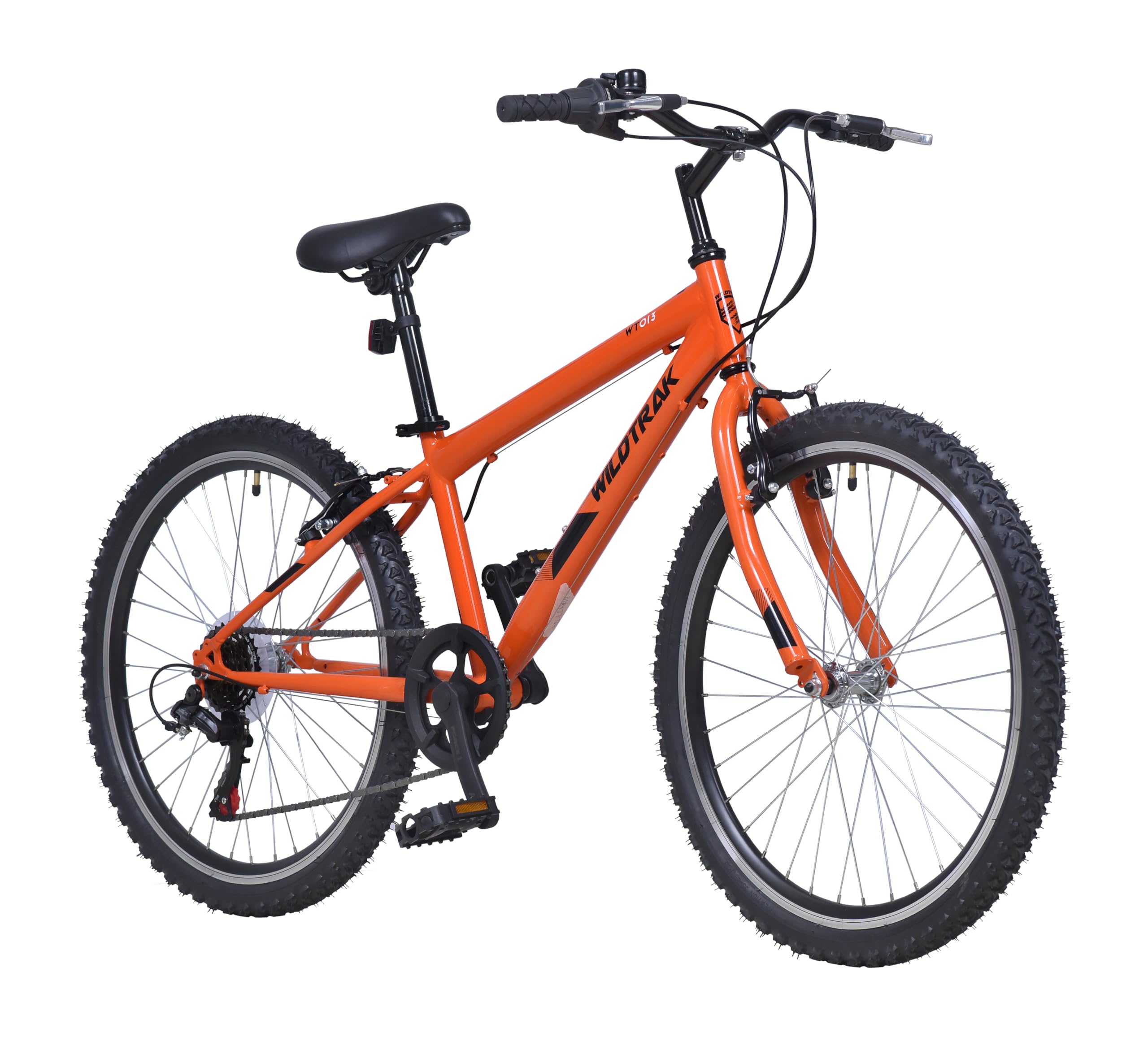 Wildtrak - 24 Zoll Fahrrad für Kinder, Alter 9-11 Jahre, verstellbare Bremsen - Orange