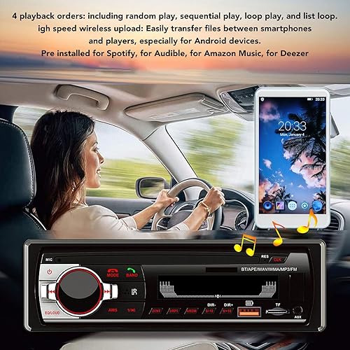 Miniatura 3 de Reproductor Mp3 MP4 de 8 GB con Bluetooth y WiFi, pantalla táctil de 5.0 pulgadas, reproductores de música MP3 con radio FM para niños, compatible