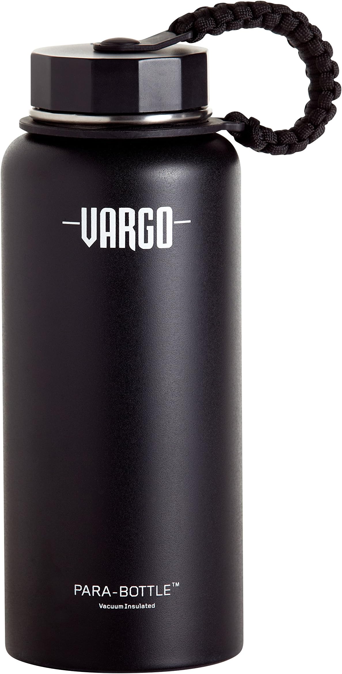 Vacuum Insulated Stainless Steel Para-Bottle (Black) - 32 oz