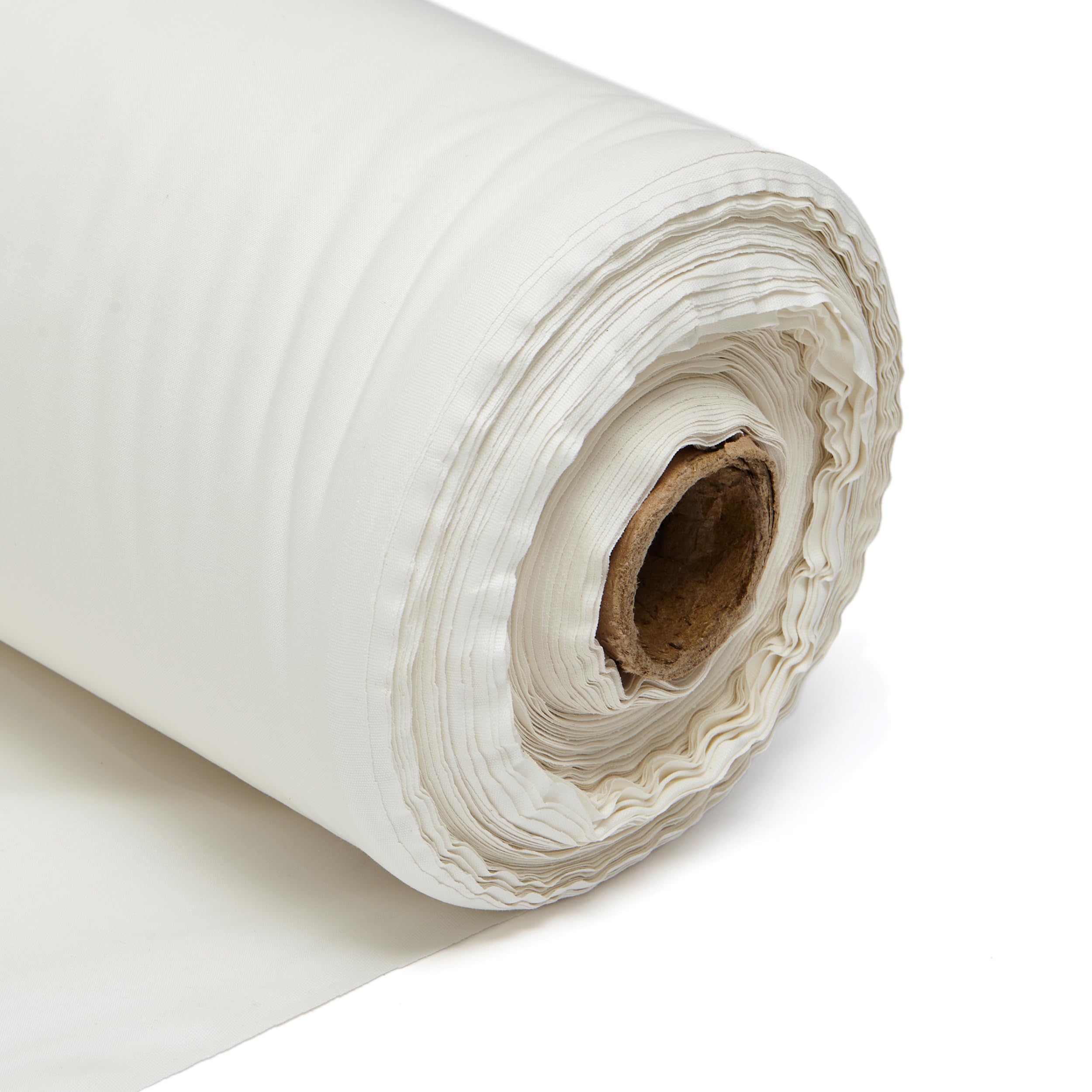 Curtain Lining Fabric By The Metre - Cotton Sateen Curtain Lining - 54 Inch Wide - Thermal White Or Ivory Cotton Fabric, Ideal For Curtain Material By CRAFT Queen LTD (Ivory, 10m - View #6