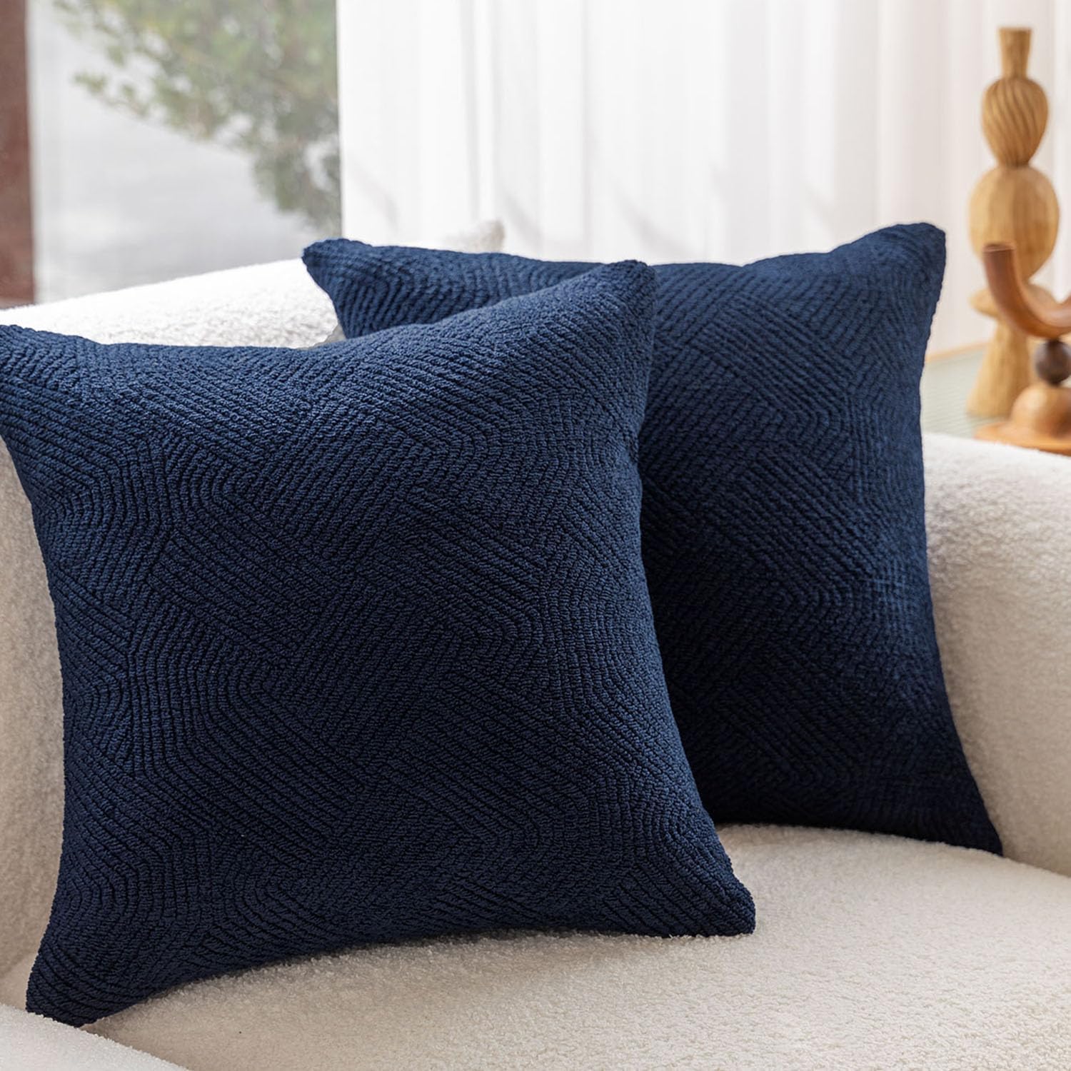 DOMVITUS Pillow Covers 20x20 Throw Pillows Covers for Couch