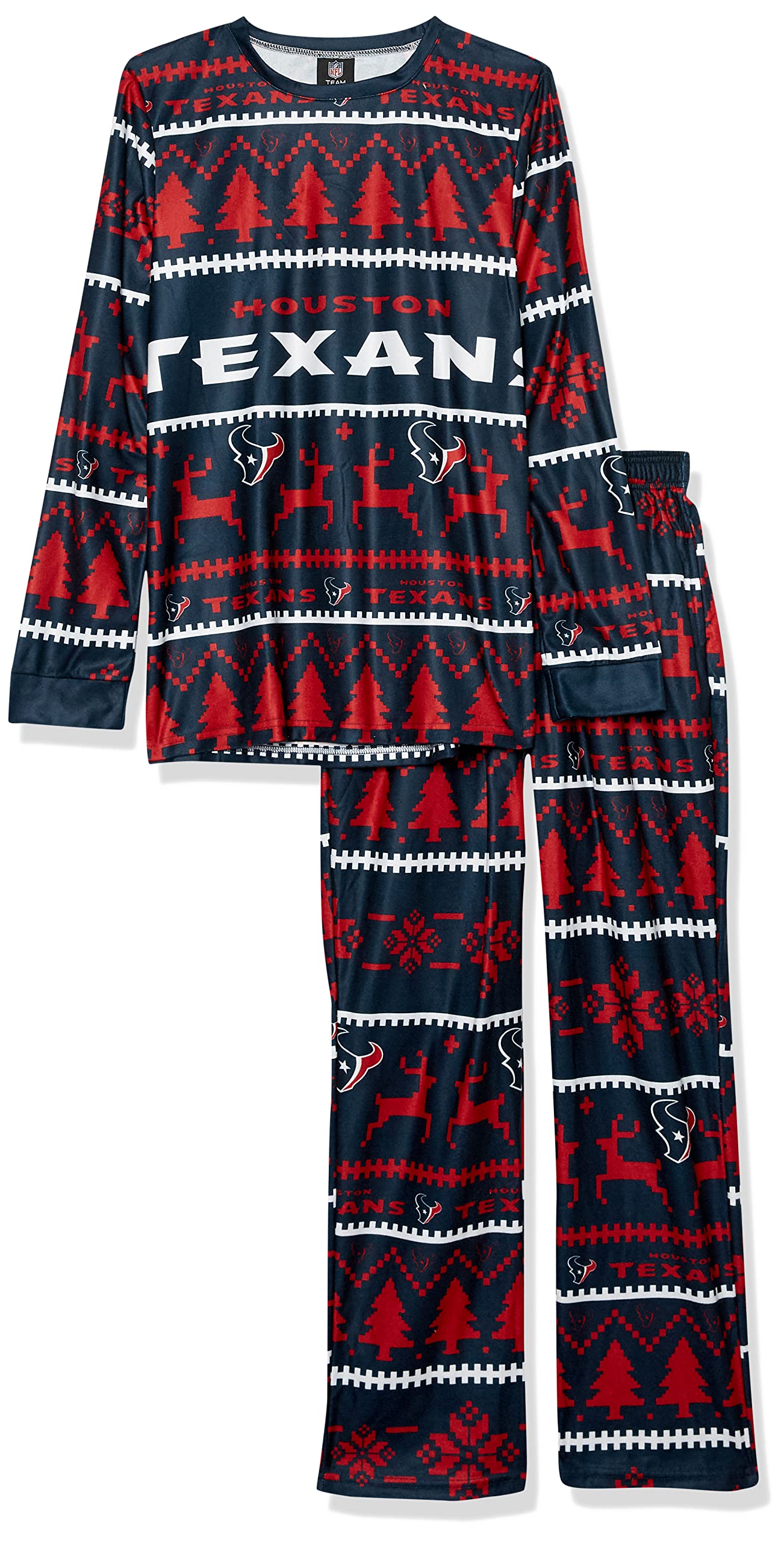 FOCO New England Patriots NFL Family Holiday Pajamas