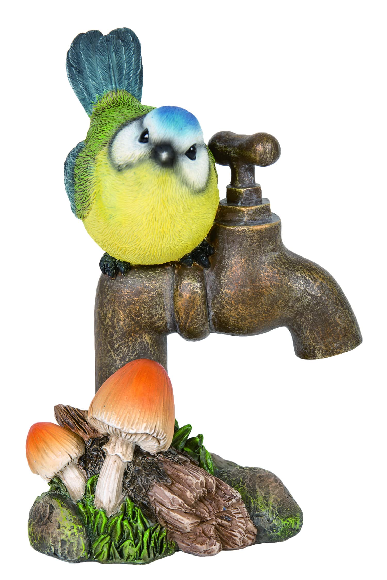 Ornement oiseau résine résistant gel pour remplacer décorations fragiles