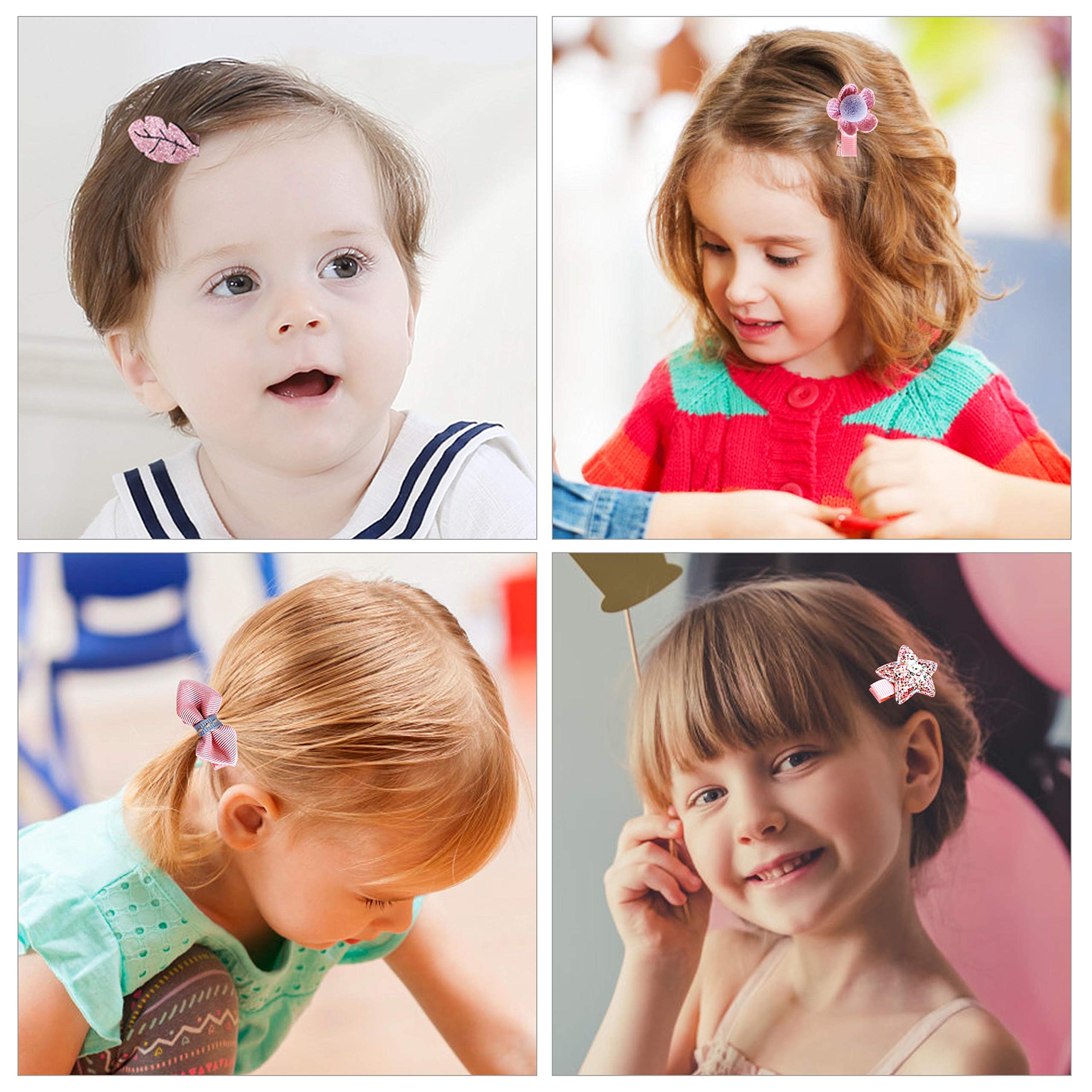 2 Pcs/lot imprimé fleuri bébé filles pinces à cheveux enfants cheveux