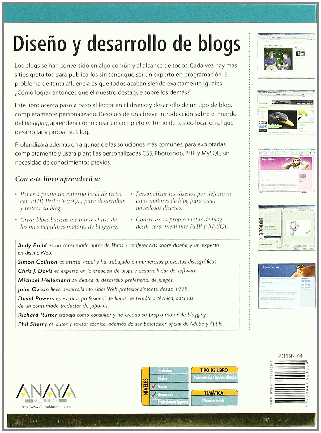 Diseno y desarrollo de blogs/ Blog Design Solutions