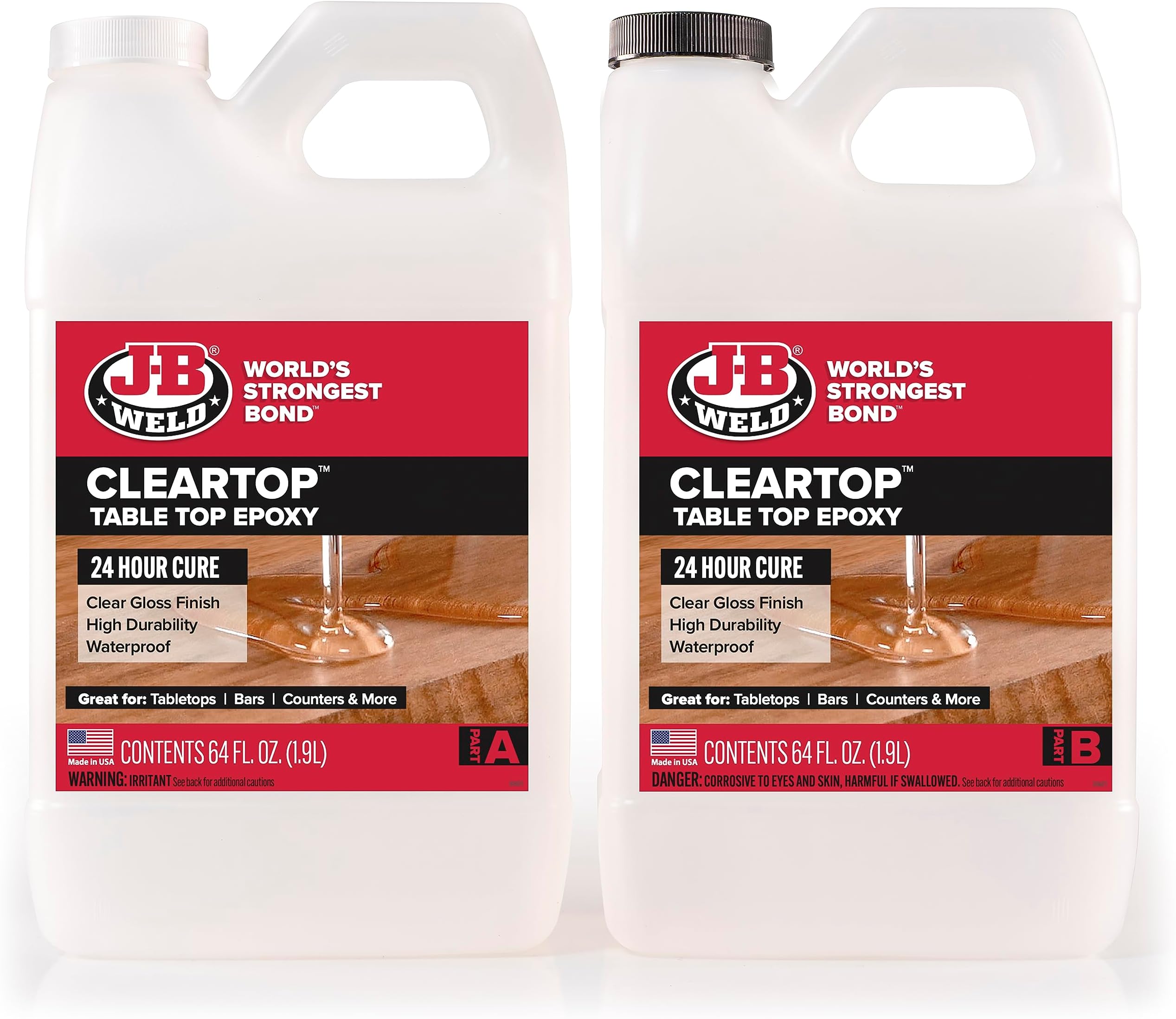 41128 ClearTop Pour-On Epoxy 1 Gallon Kit