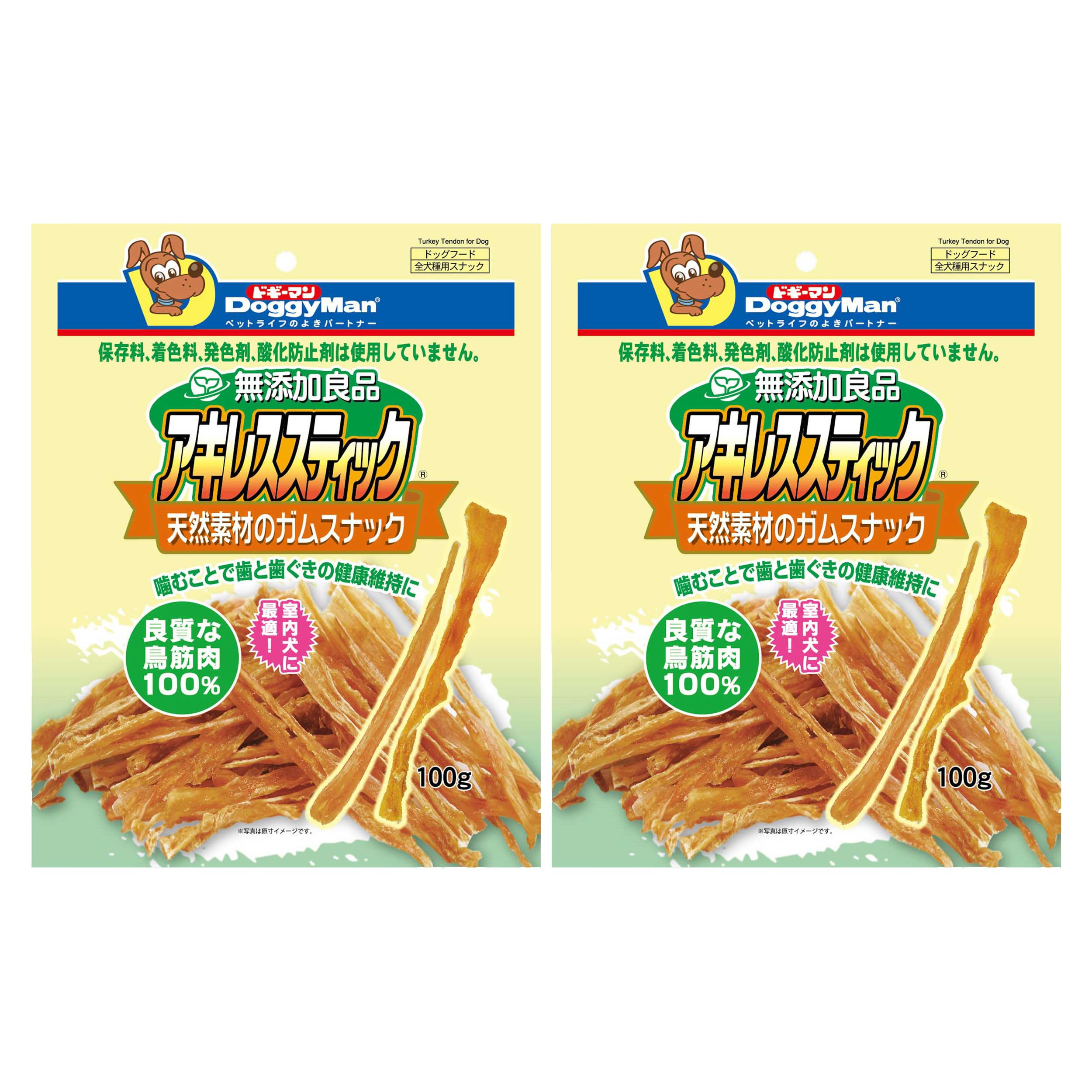Amazon.co.jp: ドギーマン 無添加良品 アキレススティック 100g（鳥