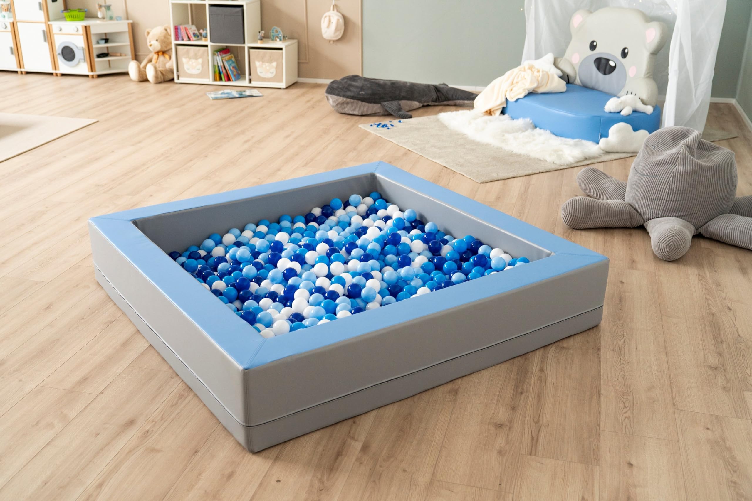Betzold Bällebad-Bälle - 500 Stück Plastikbälle 6 cm Bälleset Spielbälle für Bällebad