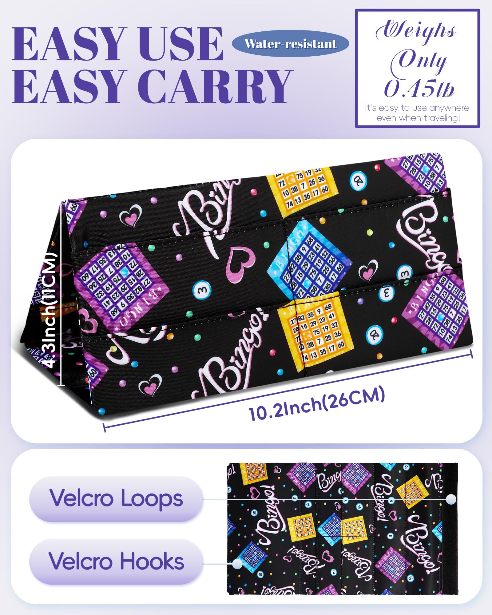 Soporte para cartas de juego para pestañas de bingo, portatarjetas para tarjetas de puente de póquer, soporte de tarjetas de bingo para fichas de juego, accesorios de juego de casino, premios para
