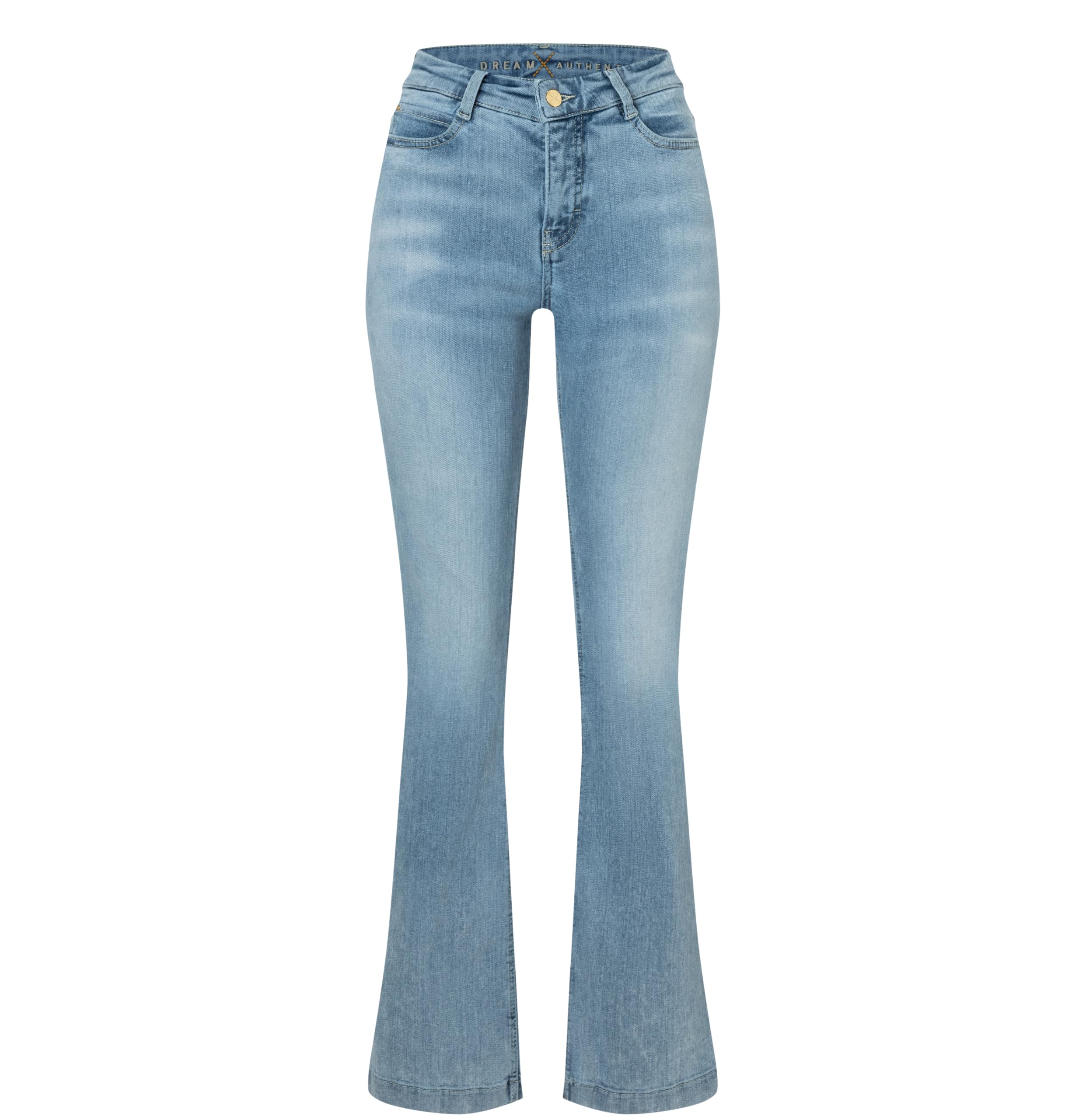 MAC Dream Boot Authentic Megaflex Damen Jeans Summer Blue Clouds wash Art.Nr. 0358L543390 D215*, Größe:W34/L34, Farbe:D215 Summer Blue Clouds wash