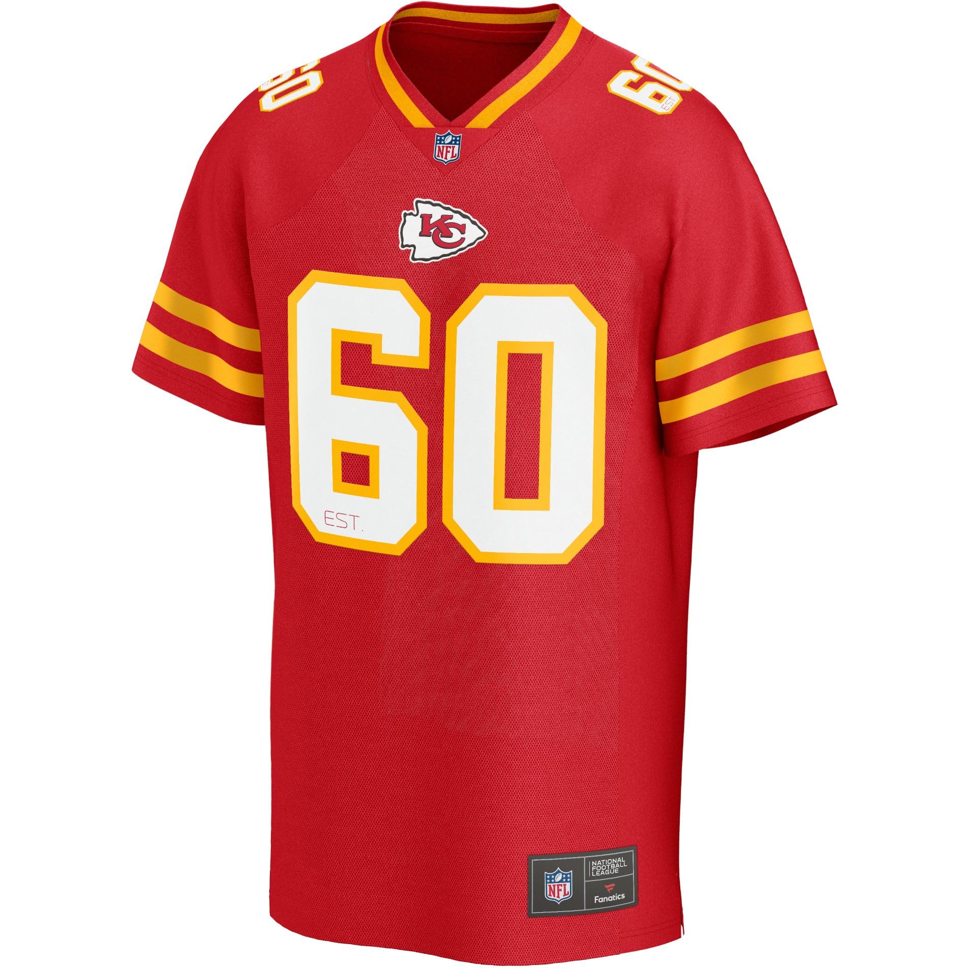 Fanatics Men's Red Kansas City Chiefs Nfl Poly Mesh Supporters Jersey - L