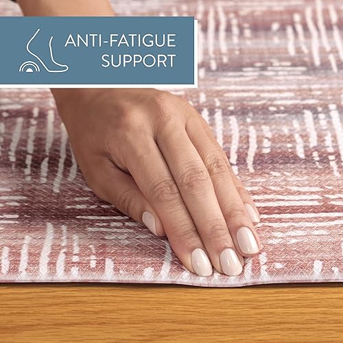 Miniatura 8 de TOWN & COUNTRY BASICS Comfort Plus Boho Geo - Tapete cómodo antifatiga, tapete de cocina, tapete de escritorio de pie, respaldo antideslizante,
