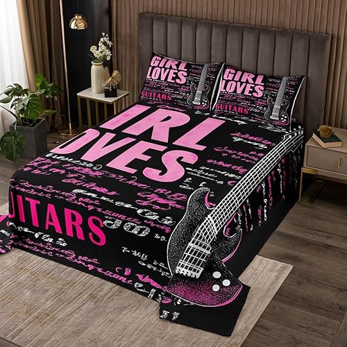 Miniatura 8 de Juego de edredón abstracto con cinta musical retro, tamaño individual, diseño vintage de radios de los años 80, juego de edredón de casete de audio