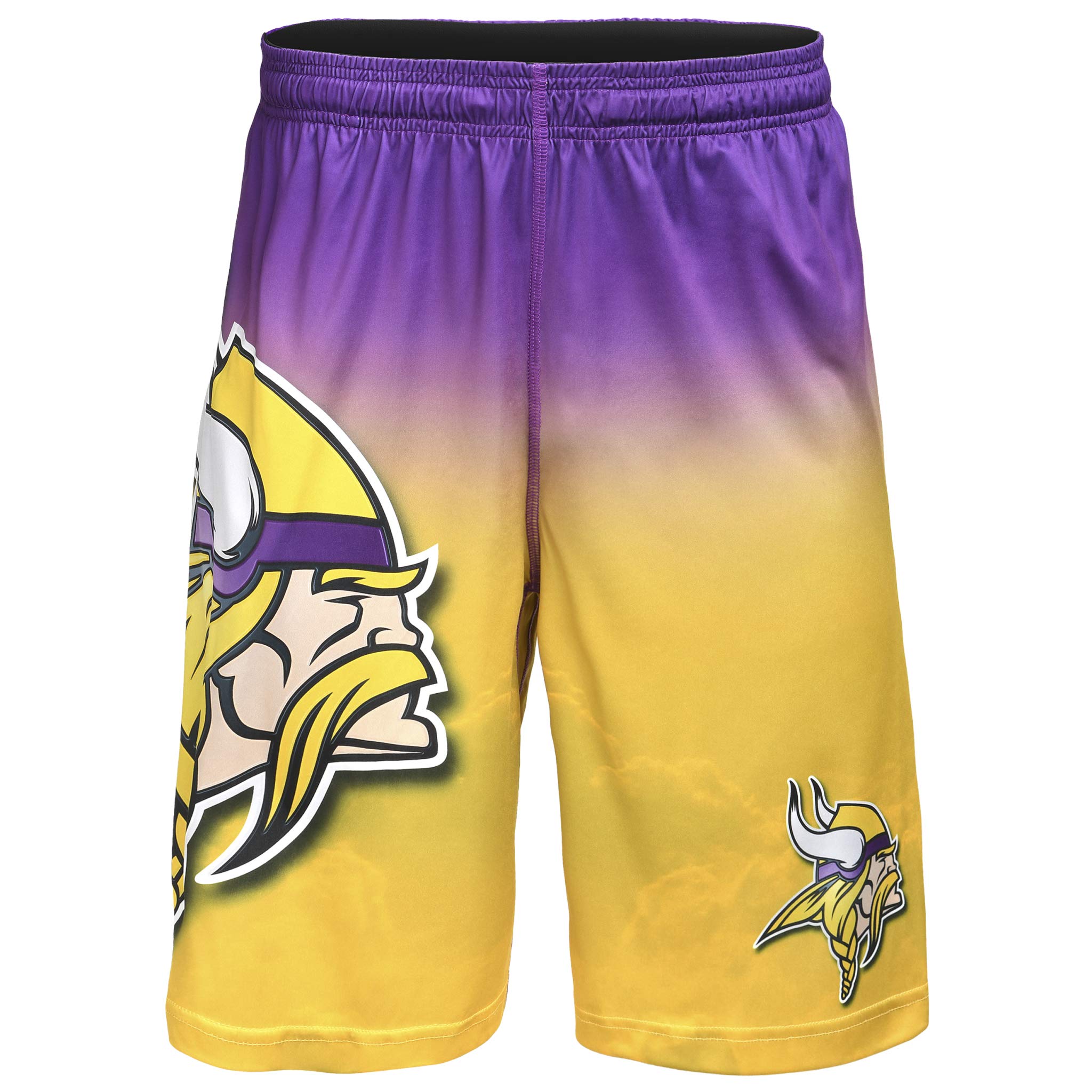 FOCO Mens NFL Football Team Logo Gradient Big Logo Training Shorts