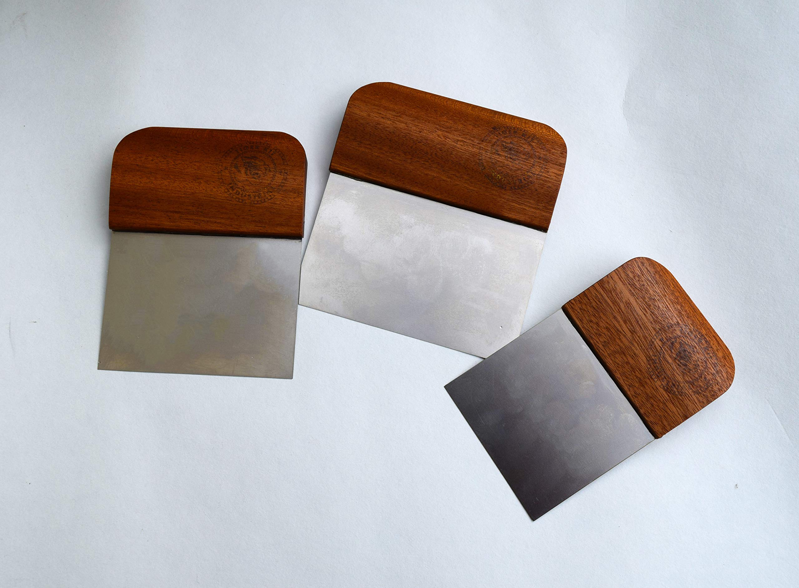 Putty Knife, Filler Blade. Triple Pack. Continental Type. 8,10,12 cms