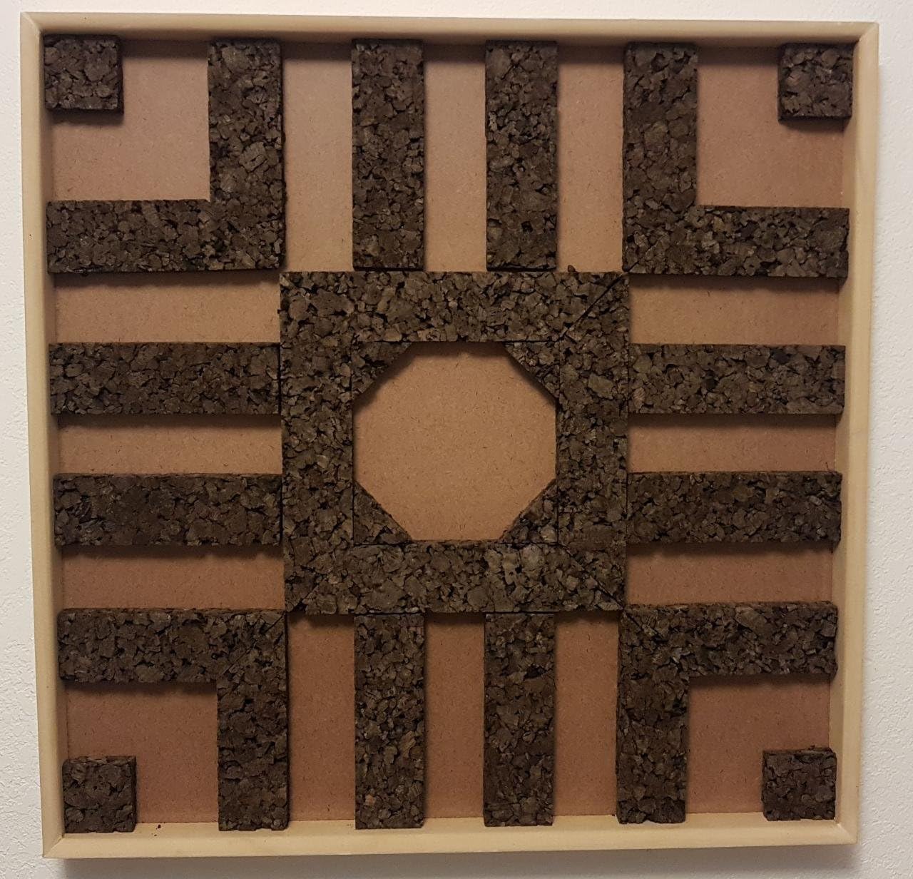 Kusa C60 Wooden Wall Art and Handmade Acoustic Diffuser, Made in The USA, with The Outmost Efficiency and Care, and with The Highest Quality Materials, specifically Made for Damping Sound.