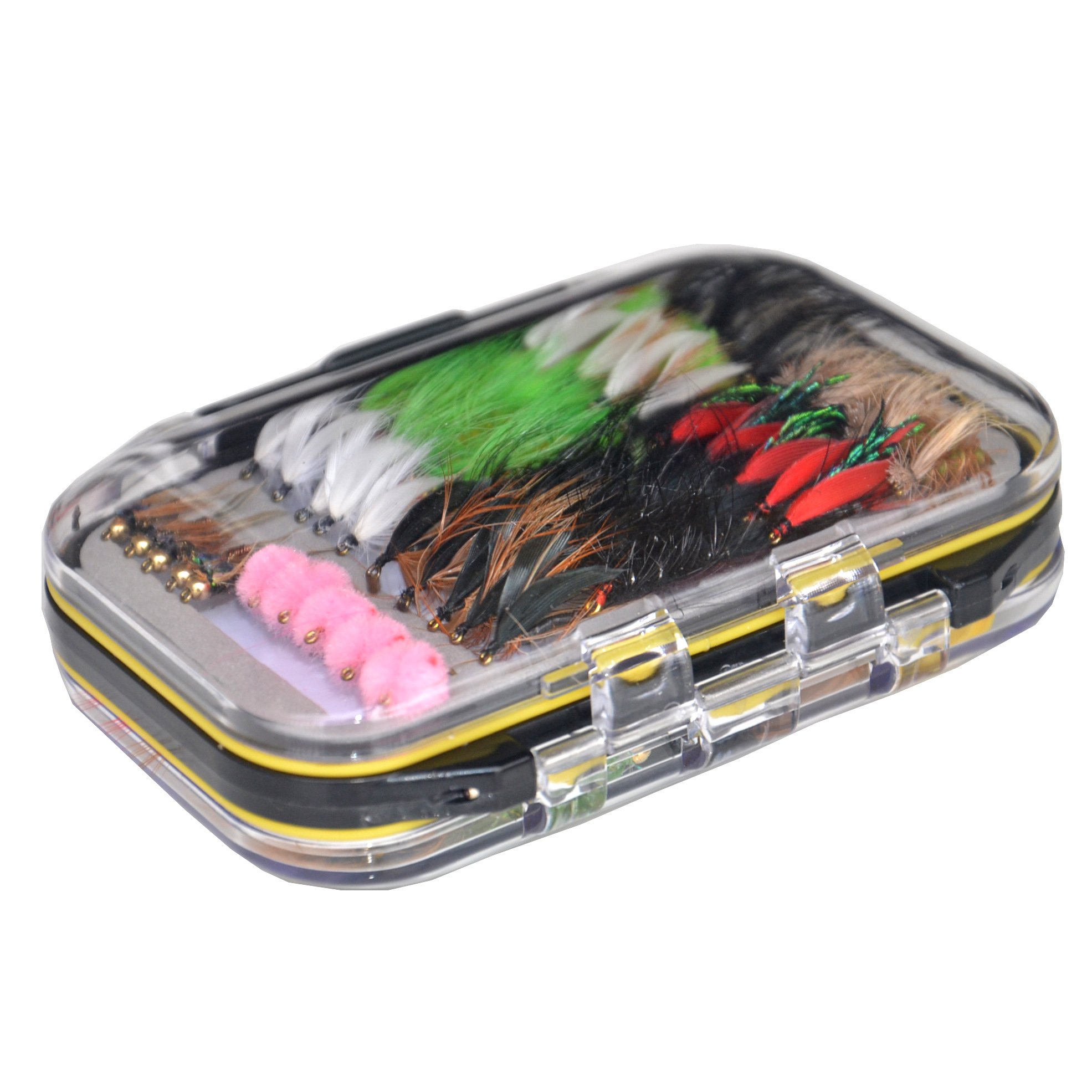 Amazon.co.jp: (100Pieces flies + Pocket Fly box) - Outdoor Planet