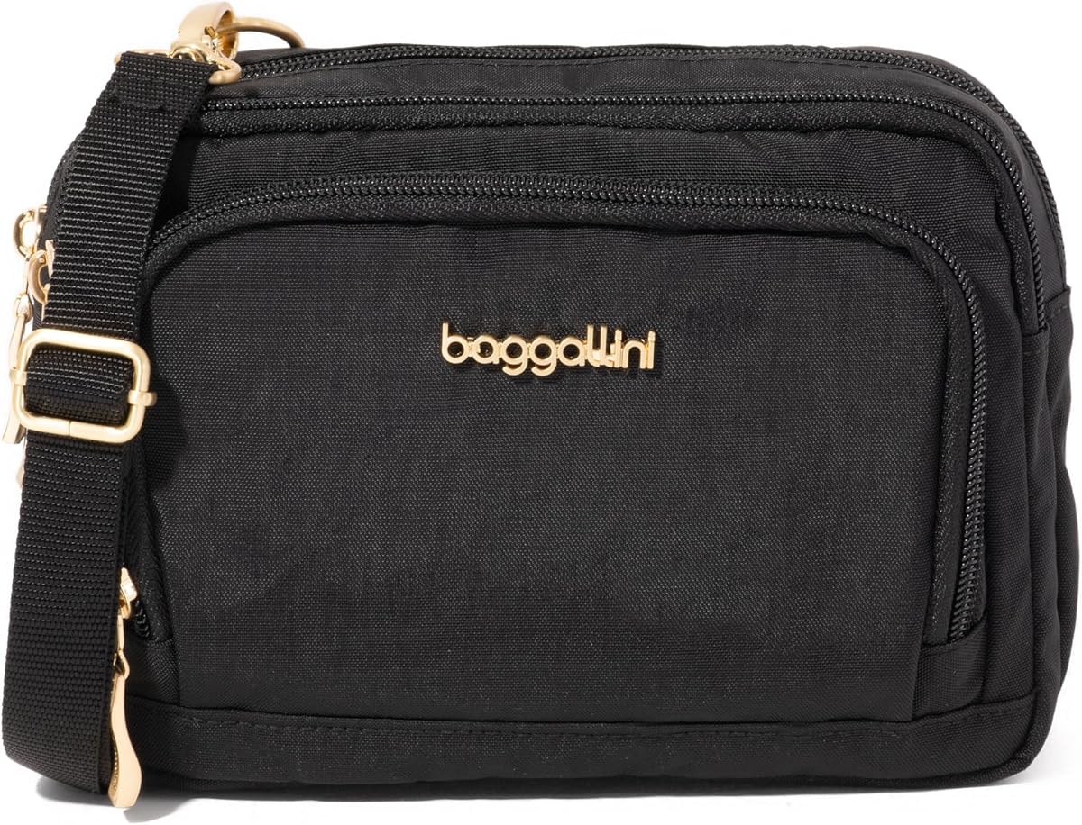 Triple Zip with Front Wallet/Trifecta RFID Wallet Crossbody