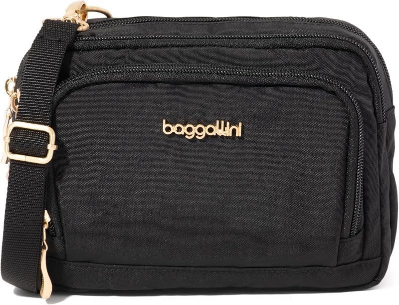 Triple Zip with Front Wallet/Trifecta RFID Wallet Crossbody