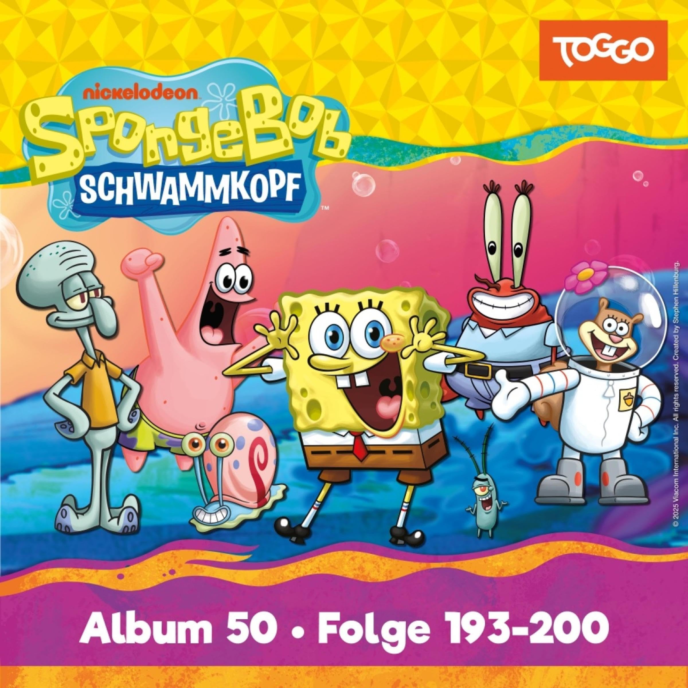 Cover art for SpongeBob Schwammkopf 50 - Jubiläumsedition. Das Original-Hörspiel zur TV-Serie