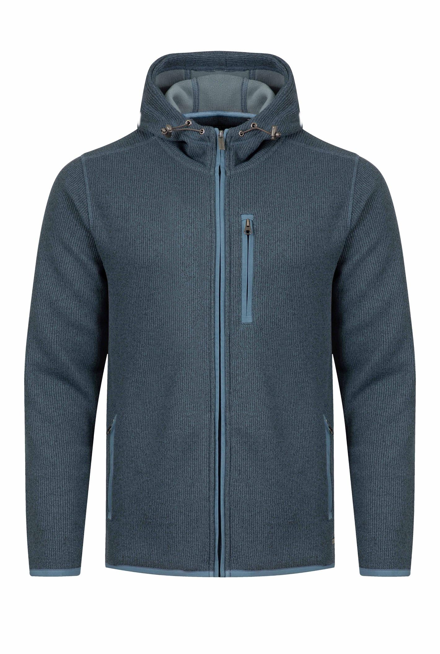 Weird Fish Men's Blue Mirage Lockie Full Zip Bonded Fleece Hoodie Size S. (Jumper/Sweater/Fleece)