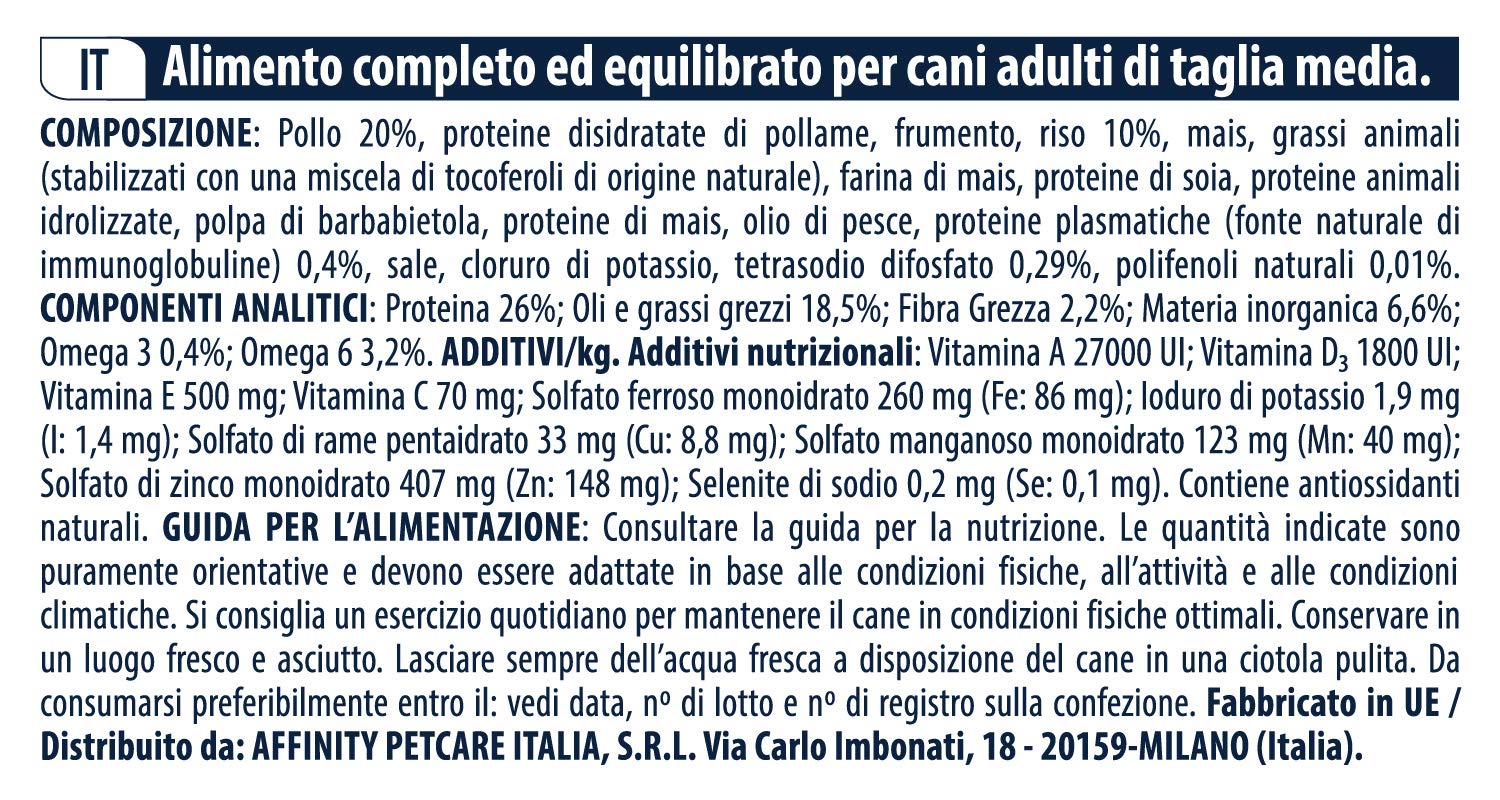 Advance Pienso para Perro Medium Adulto con Pollo - 18kg