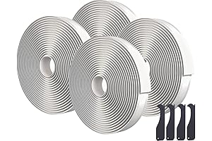 White RV Butyl Seal Tape 1 Inch x 120 Feet; Leakproof Sealant Tape