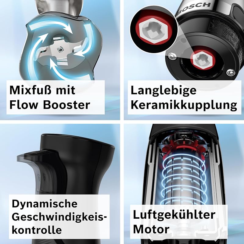Bosch ErgoMaster Series 6 Kézi Turmixgép 1000W Rozsdamentes Acél Pengékkel