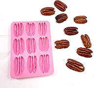 Vista 5 de Molde de silicona Pecans 9 Cavities - Hecho de rollos de nueces reales molde de silicona - Moldes de jabón - Moldes de cera para derretir - Moldes