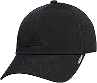 Adidas Men's Gameday Stretch Fit Baseball Cap - UPF 50 UV Protection, Quick-Dry Breathable Athletic Hat for Sports