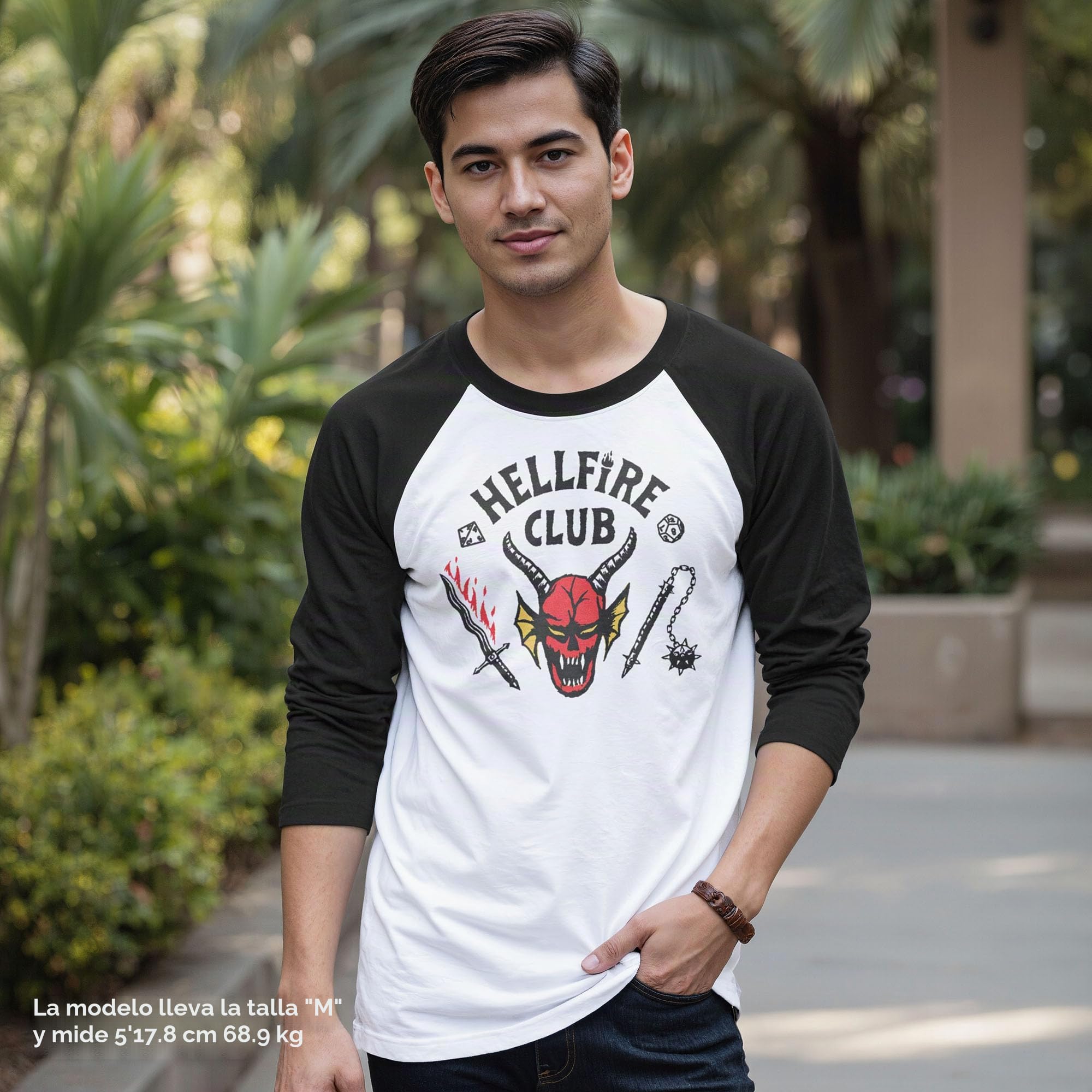 Stranger Things Camiseta Hellfire Club para Hombre