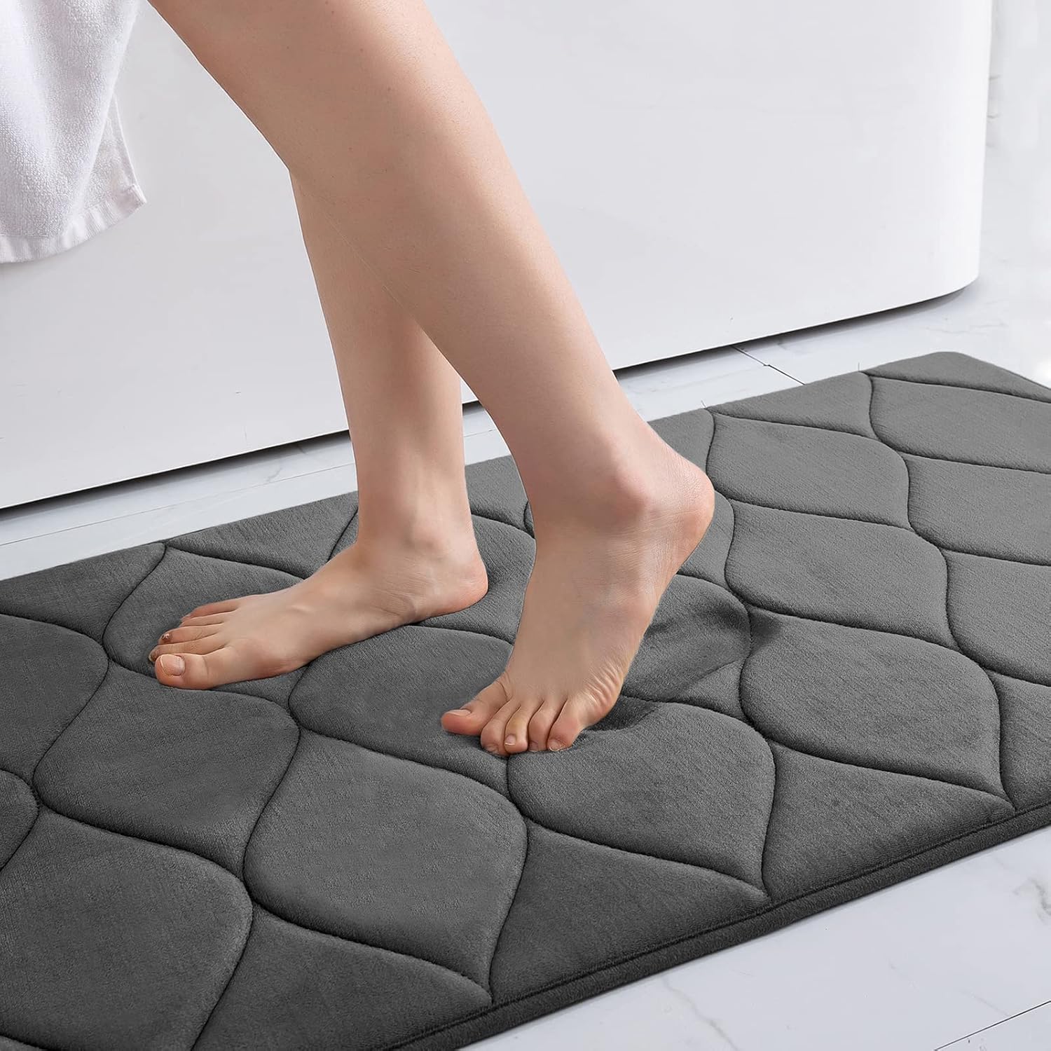 Colorxy Memory Foam Bathroom Rugs, Ultra Soft & NonSlip
