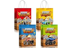 Monster Truck Party Favor Bags