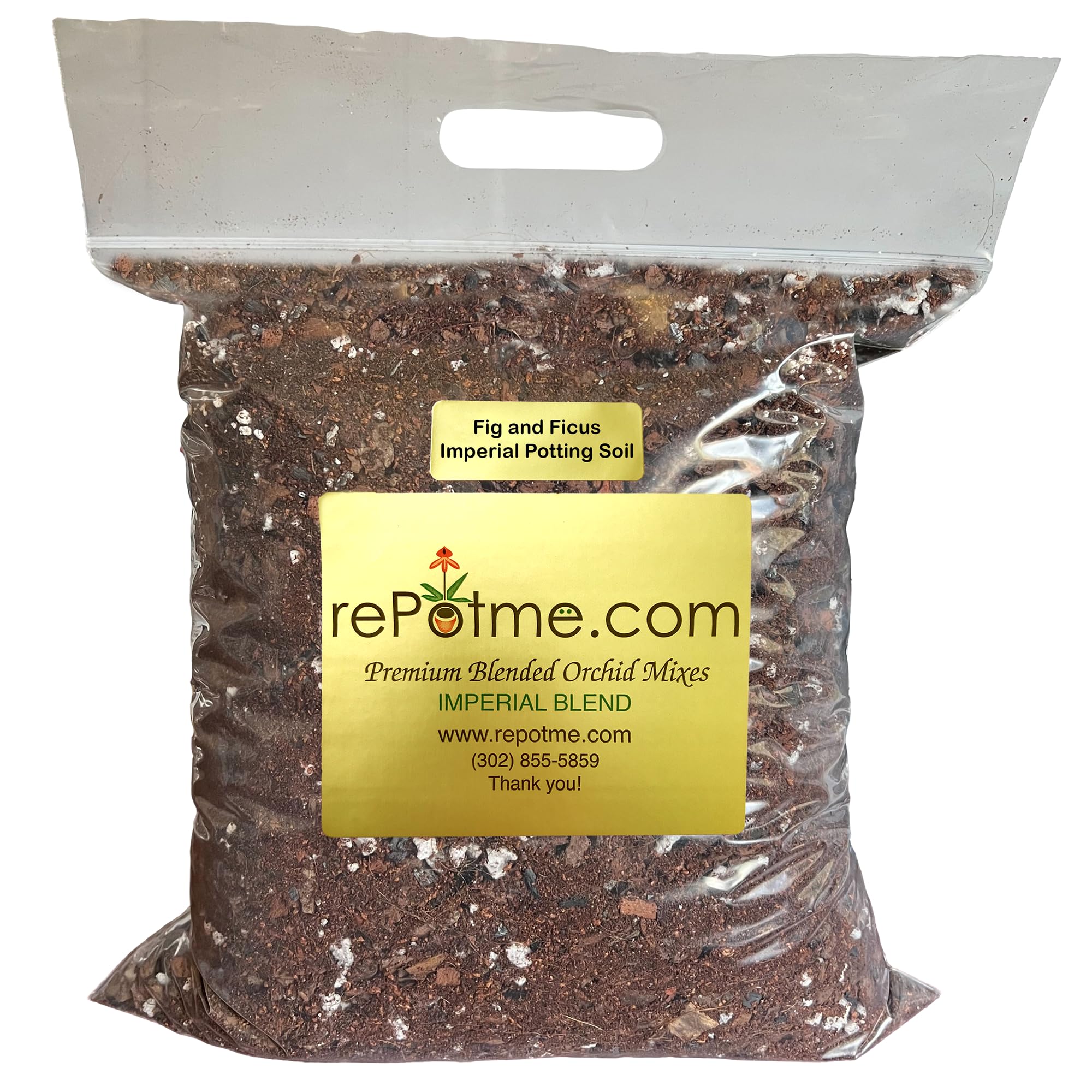 rePotme Fig & Ficus Potting Soil - Imperial Houseplant Mix - Junior Bag (4 Quarts) - Great Potting Mix for Indoor Plants