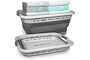 The Ultimate Laundry Essential: BROOKSTONE 11-Gallon Collapsible Laundry Basket