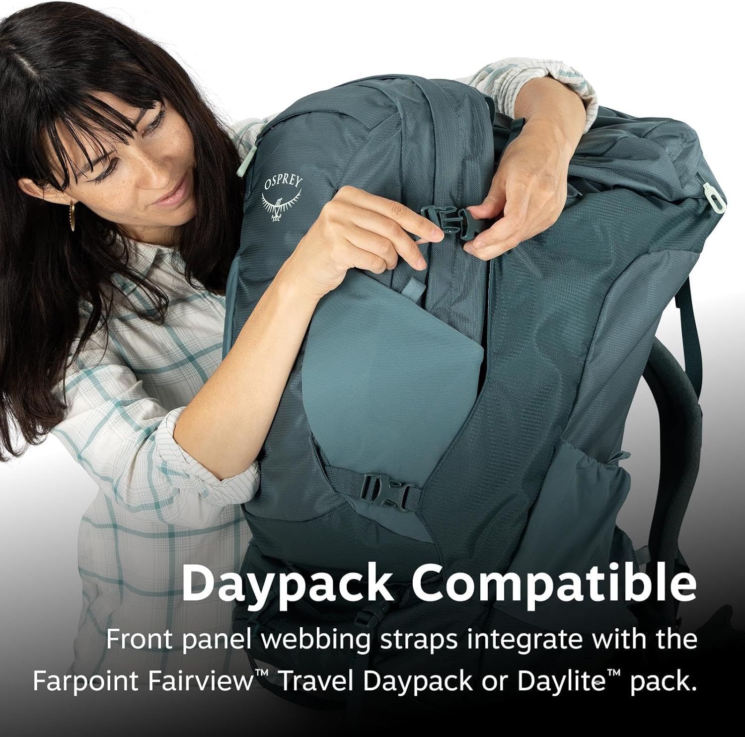 Osprey Fairview Trek Women's Travel Backpack - Hybrid Backpacking & Travel Bag with Internal Organization