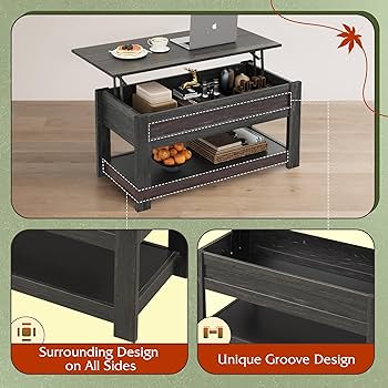 Amazon.com: WLIVE Coffee Table, 39