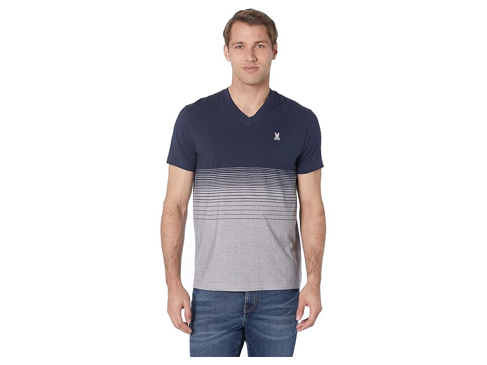 

Psycho Bunny Warrington T-Shirt (Midnight) Men's T Shirt, Navy