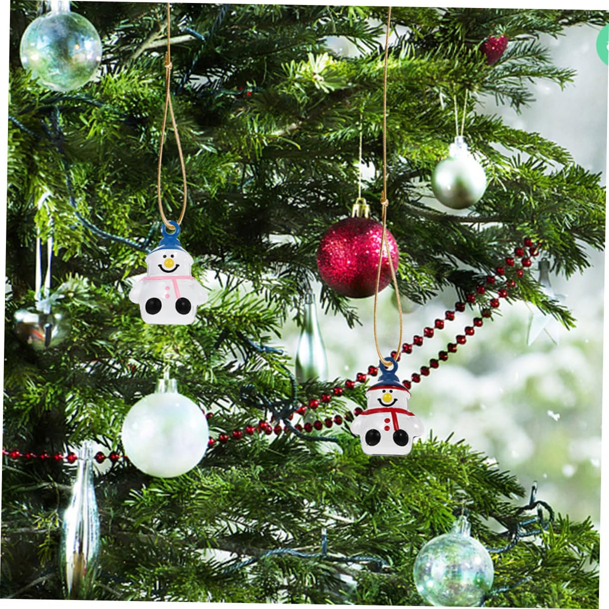 Zerodeko 40 Pz Campane Di Natale Palline Dell'albero Di Natale Ornamenti Di Campanellini Appesi Decorazioni Natalizie Decorazione Della Campana Di Babbo Natale Ciondolo Campana Vacanza Rame