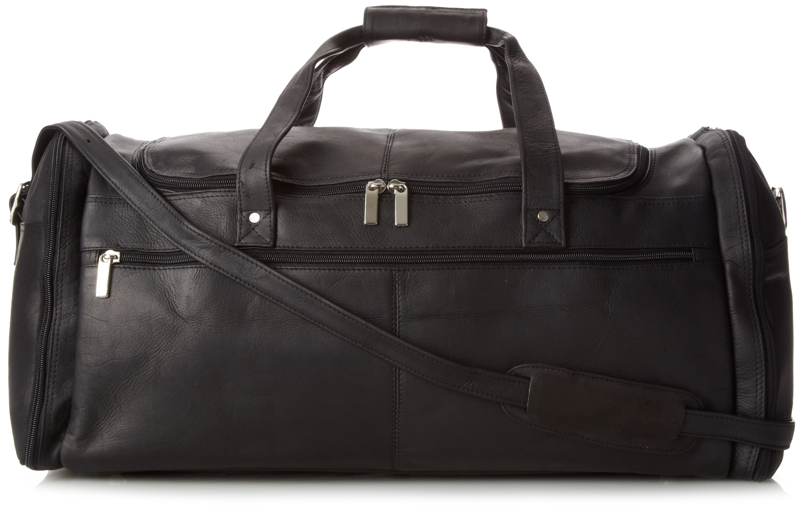 David King & Co. Extra Large Multi Pocket Duffel, Black, One Size