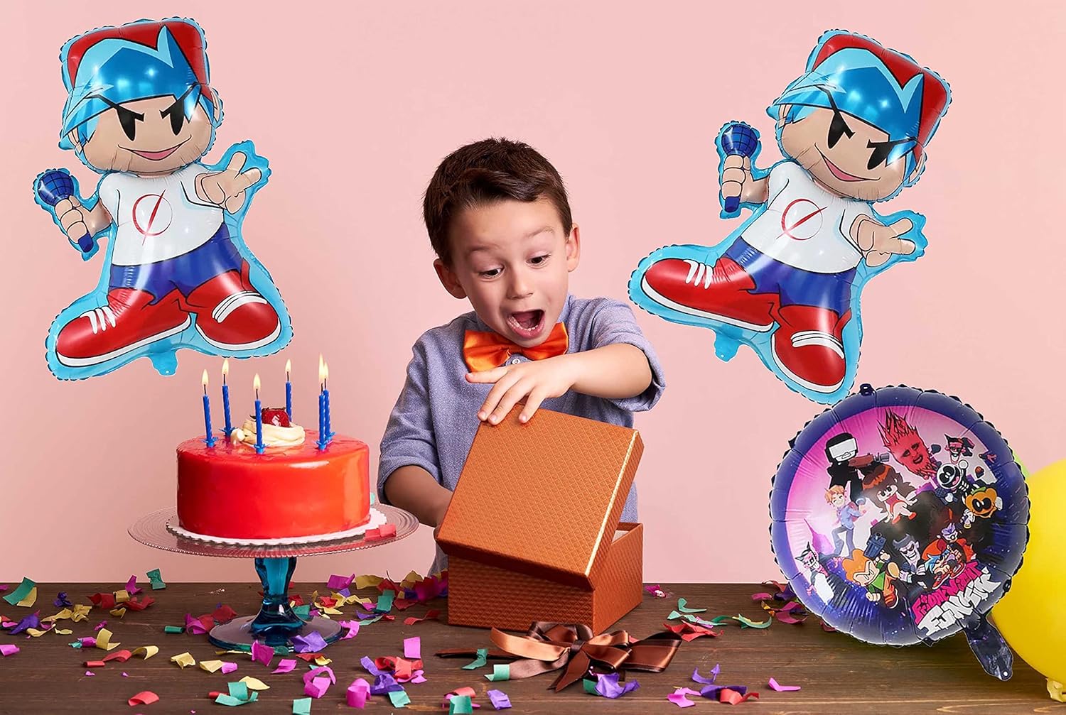 8 pcs Friday Night Funkin Balloons,Friday Night Funkin Birthday Party Supplies,Kids Birthday Party Favor Decorations Perfect for Your Themed Party : Toys & Games
