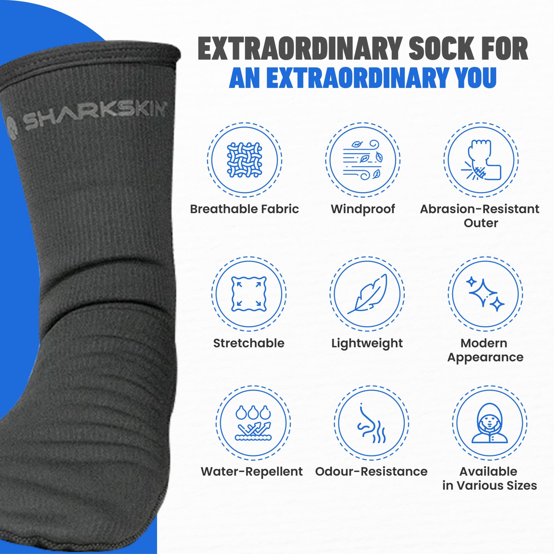Sharkskin Calcetines Titanium 2 a prueba de frío
