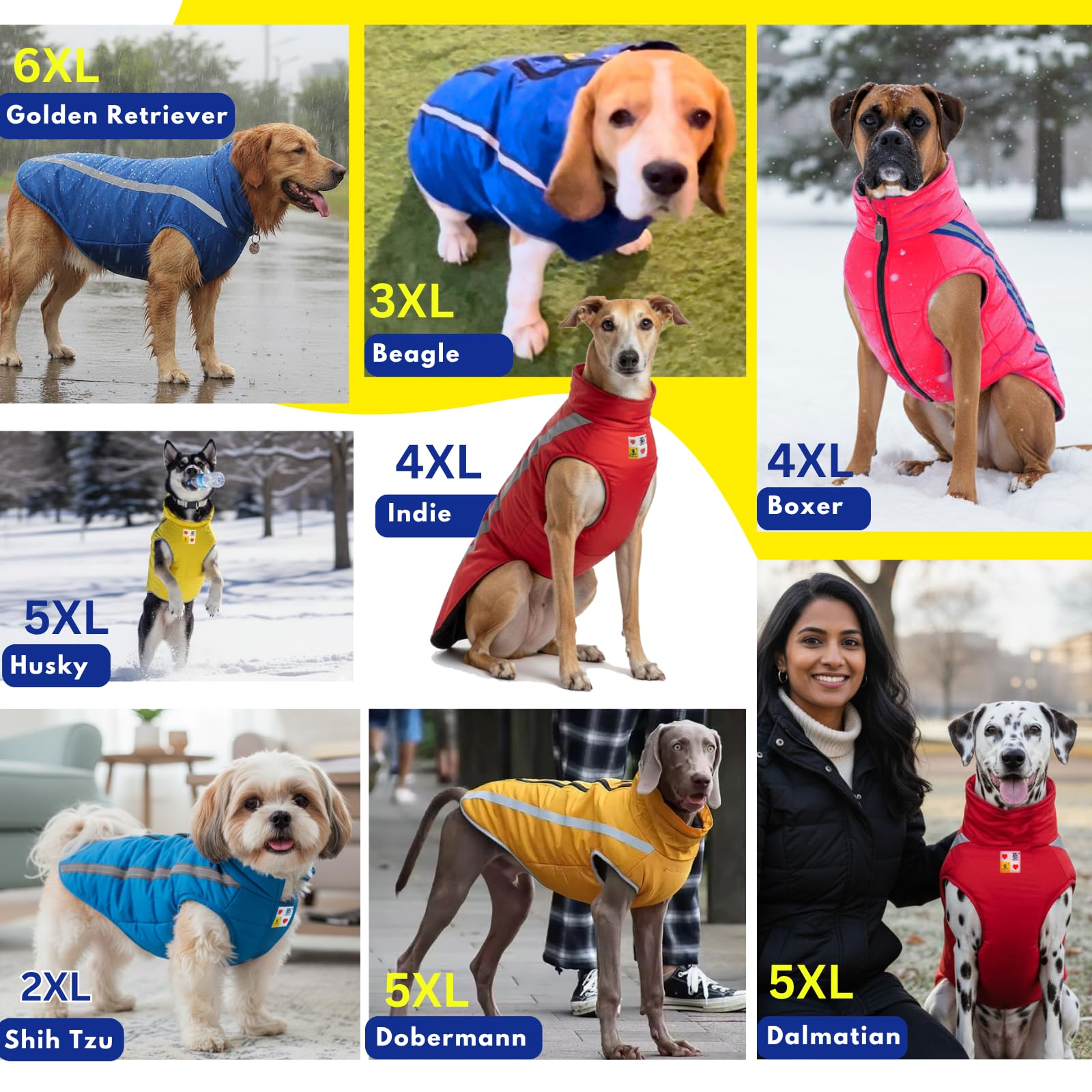 A+a Pets' Luxurious Rain & Wind' Raincoat for Dogs with 21" Length | Recommended Non Slip Jacket Style for Rain & Snow | Full Body Coverage with Leash Opening | Warm & Comfortable (Pink, 2XL) 4