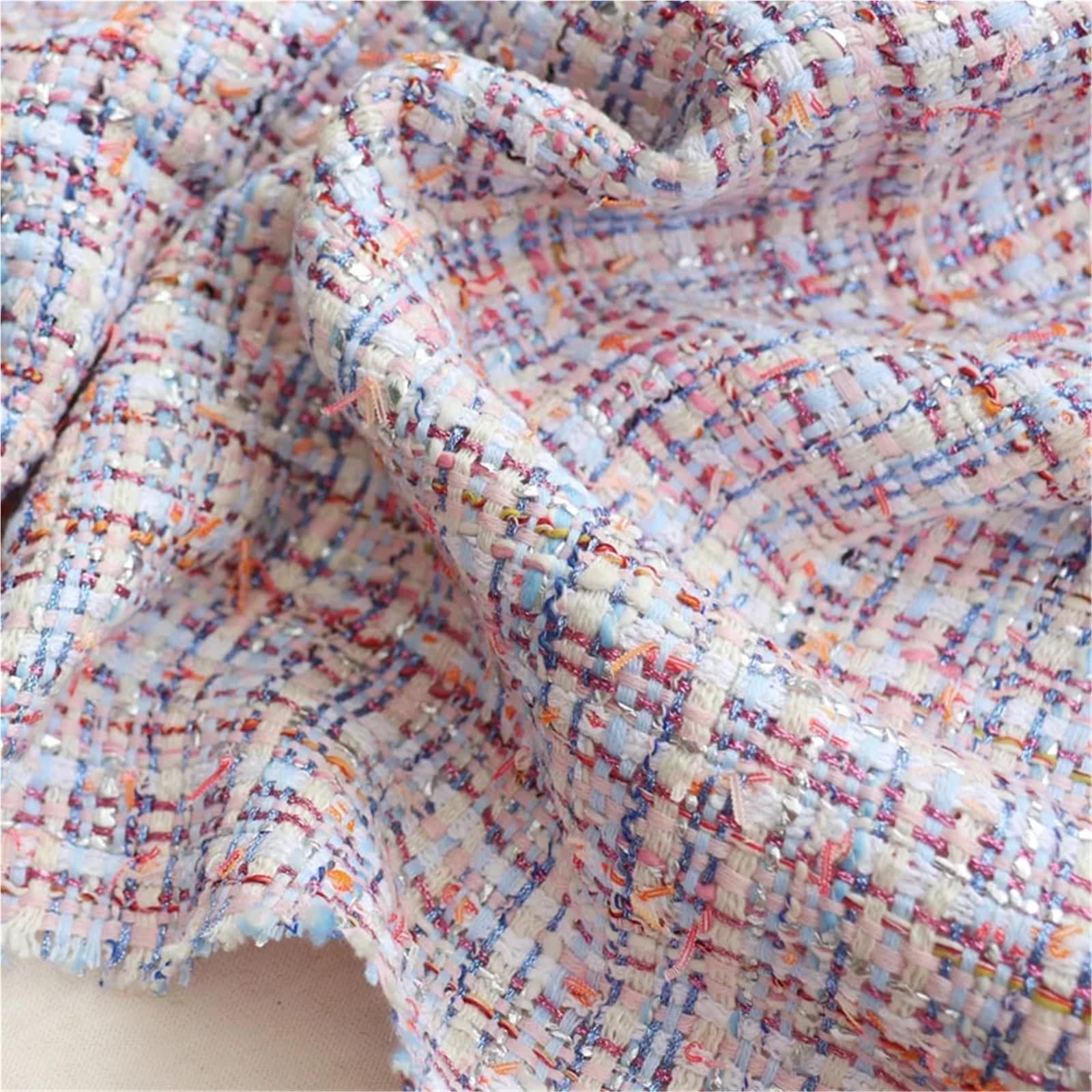 Mezcla de algodón y poliéster Tela Tweed 145x100cm for Chaqueta