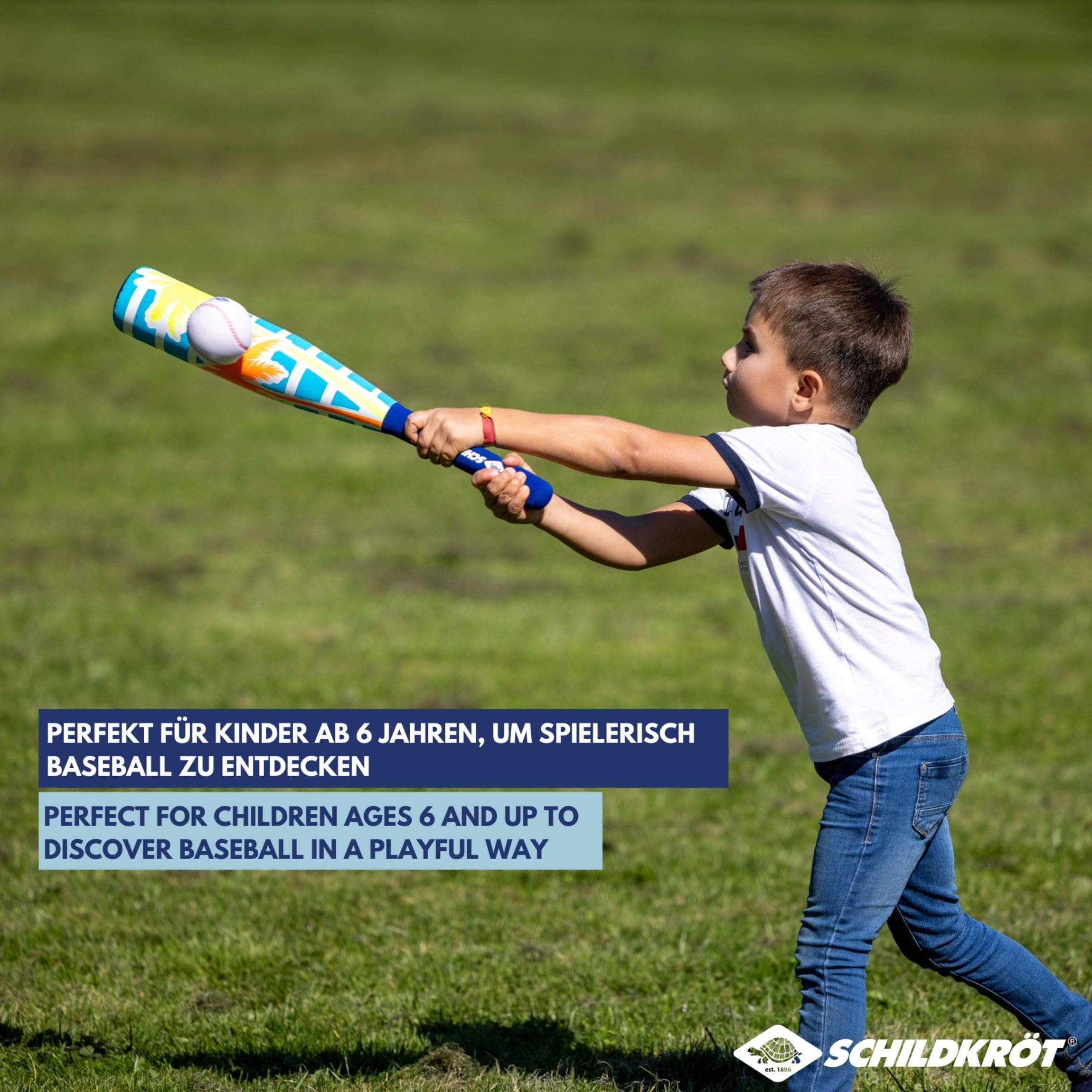 Schildkröt Juego de Béisbol de Neopreno, 1 Bate de Béisbol y 1 Pelota, 970159
