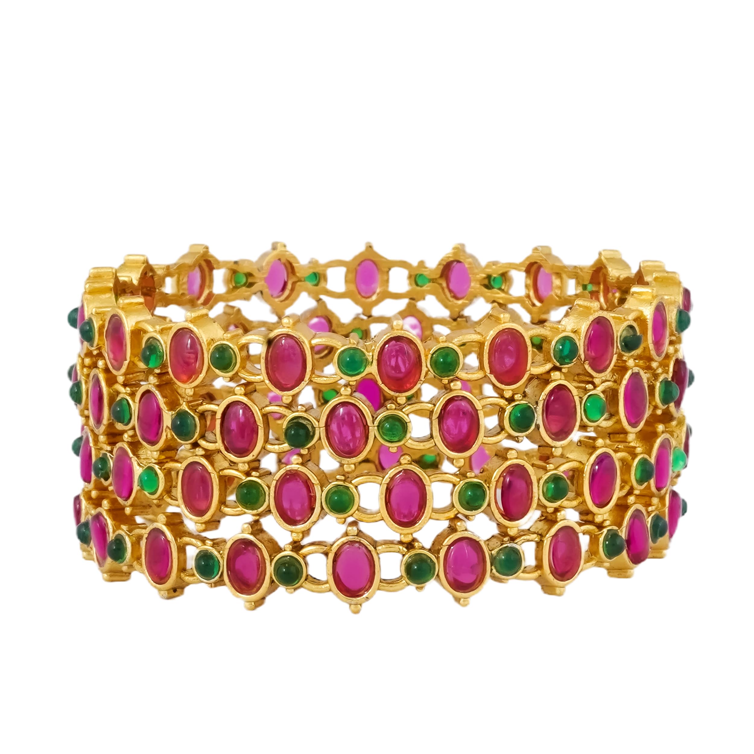 See full amazon price history chart for Mansiyaorange Four Sleek South Indian Temple Theme Red Green Kempu Stone Matte Gold Plated Bangles/Bangdi/Chudi for Women(2. 4) Mansiyaorange Four Sleek South Indian Temple Theme Red Green Kempu Stone Matte Gold Plated Bangles/Bangdi/Chudi for Women(2. 4) (B0CD64SP8S) Amazon Price History, Amazon Price Tracker