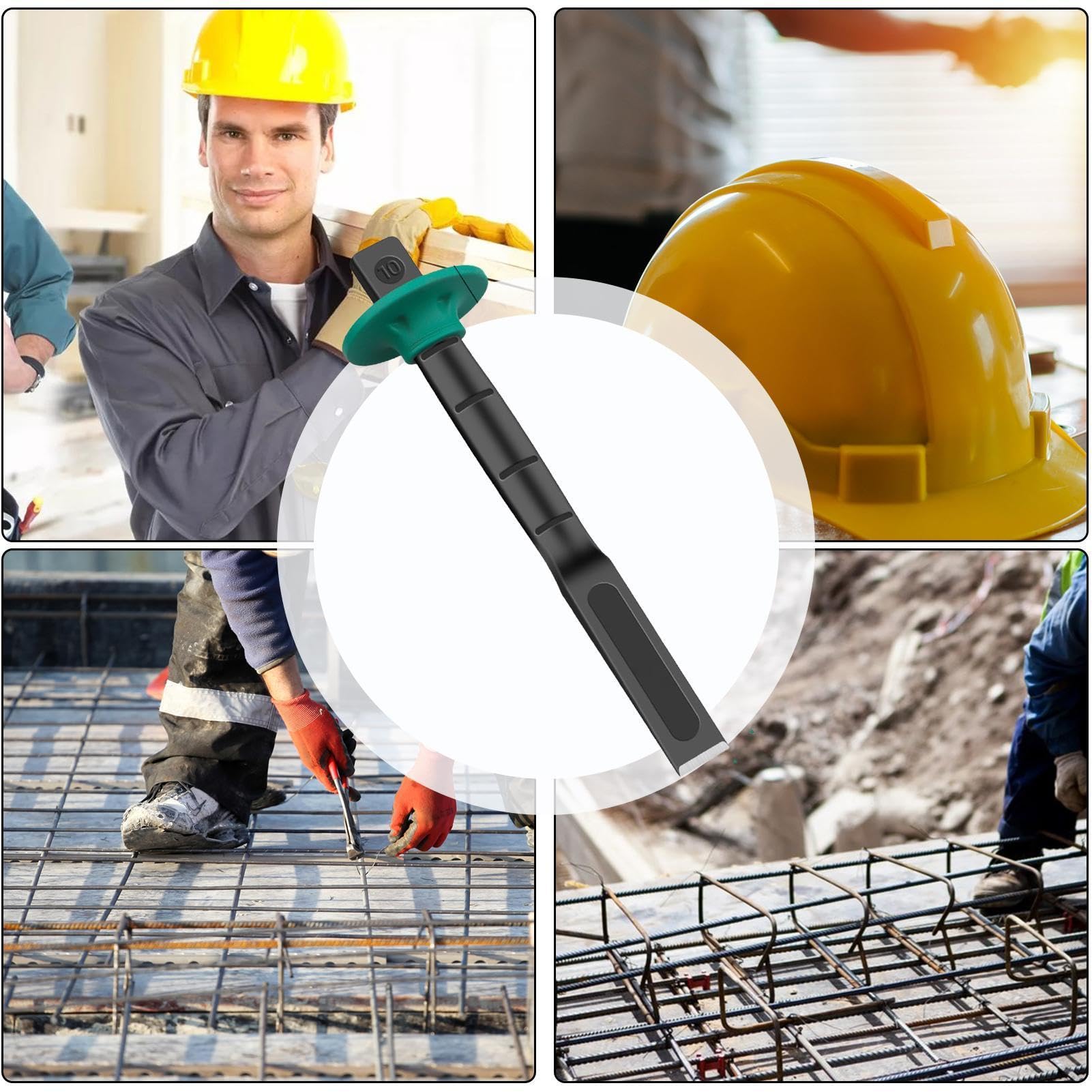 Cincel de hormigón, cincel de mampostería resistente Herramienta de escultura Cincel | Cincel de albañil plano preciso, herramienta profesional de cincel de madera, cincel de hormigón resistente para el animal