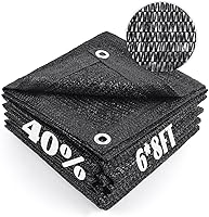 Vista 21 de Cool Area 70% Tela para Sombra Solar con Ojales, Lona de Malla para Cubierta de Plantas 6.5x16.5 pies, Toldo para Patio, Jardín, Pérgola, Verde